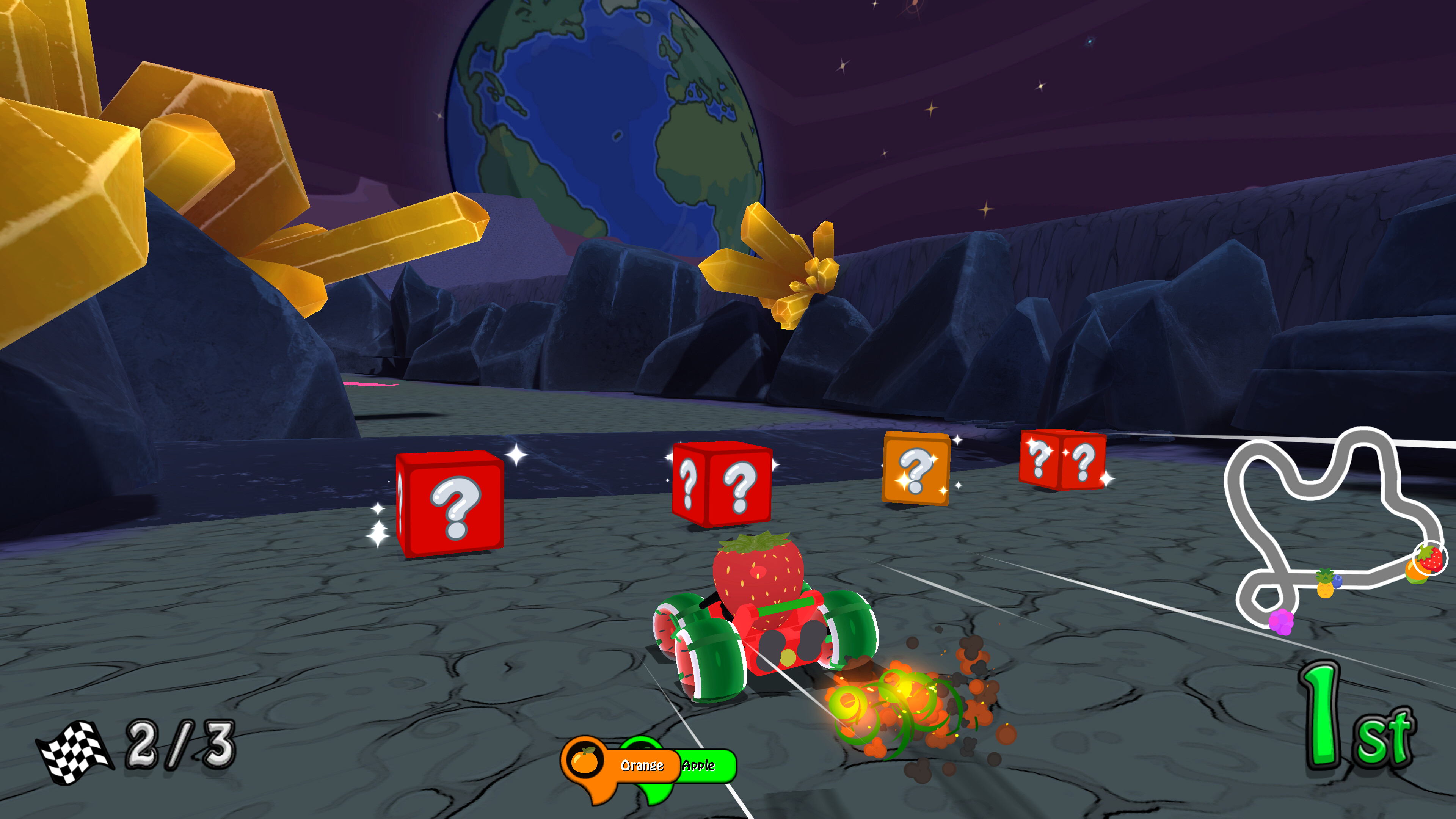 نقد و بررسی بازی Juiced Fruit Racing