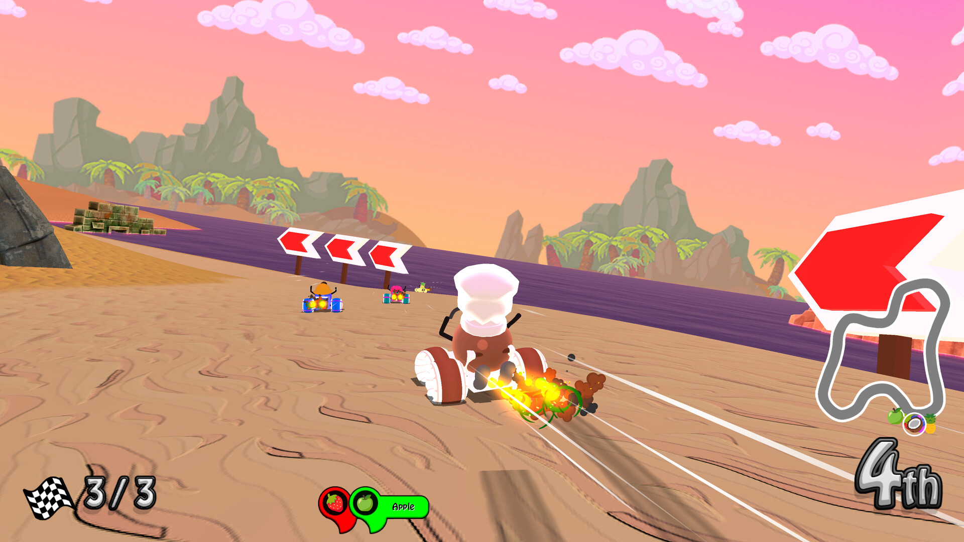 نقد و بررسی بازی Juiced Fruit Racing