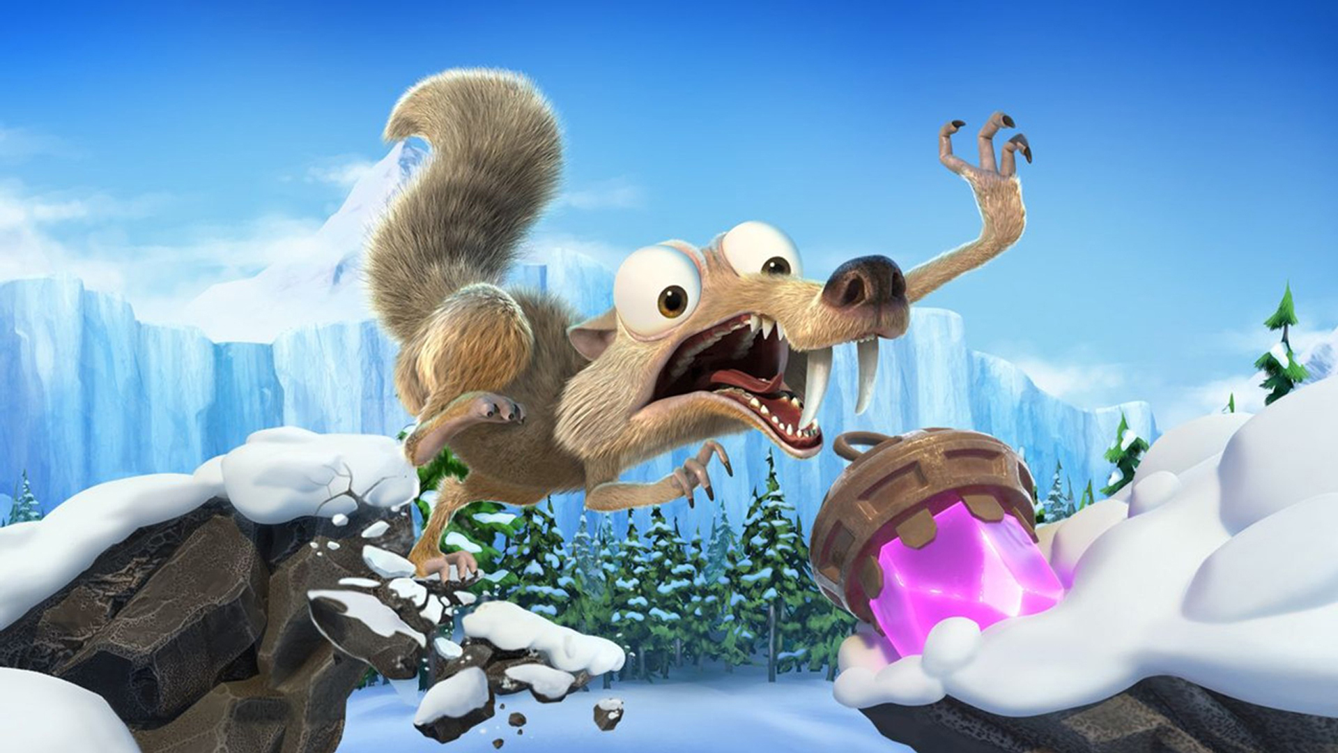 the adventures with scrat in the ice age fan made
